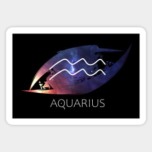 Aquarius Zodiac Sticker